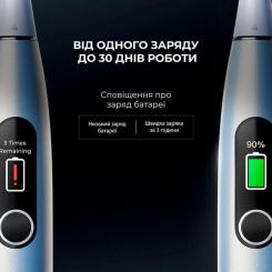 Электрическая зубная щетка Oclean X Plus Pro Digital Silver Фото 6