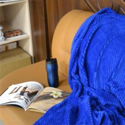 Плед Bergamo Diamond синий 130 х 180 см Фото 5