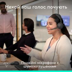 Наушники Logitech Zone Wired 2 for Business USB Graphite Фото 4