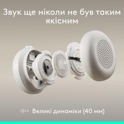 Наушники Logitech Zone Wired 2 USB White Фото 3