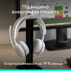 Наушники Logitech Zone Wired 2 USB White Фото 7