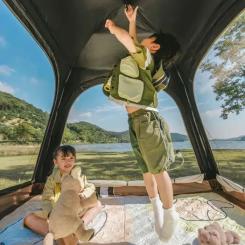 Палатка Naturehike тримісний автоматичний Ango CNK2550WS010, S, корич Фото 3