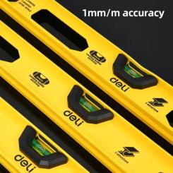 Уровень Deli строительный 1000 мм Фото 2