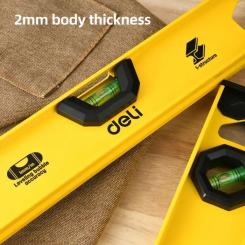 Уровень Deli строительный 1000 мм Фото 3