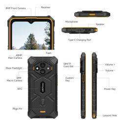 Мобильный телефон Ulefone Rugking 3 Pro 8/128Gb Black-Orange Фото 6
