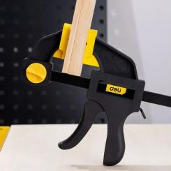 Струбцина Deli быстрозажимная 30 см Фото 3