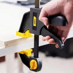 Струбцина Deli быстрозажимная 30 см Фото 7