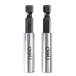 Адаптер для инструмента Deli удлинитель 1/4", 60 мм Фото