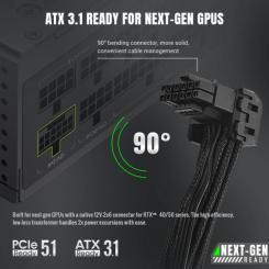 Блок питания Gamemax 750W Фото 4