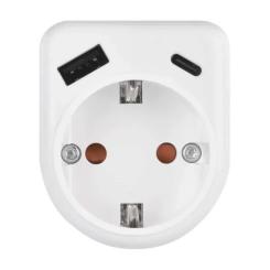 Зарядное устройство EMOS 1xUSBA + 1xUSBC PD20W Фото 3