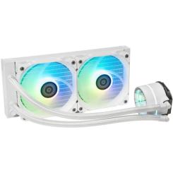 Система жидкостного охлаждения Qube ZT-240 white Фото