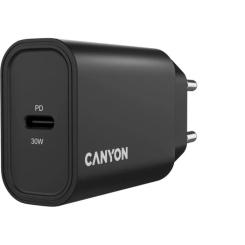 Зарядное устройство Canyon USB-C PD30W OnCharge Black Фото 4