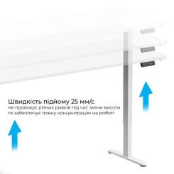 Компьютерный стол OfficePro ODE1880W White Фото 4