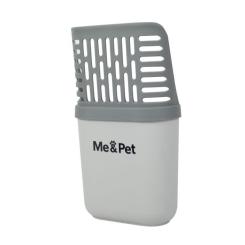 Лопатка для туалета Me&Pet с контейнером серая Фото 1