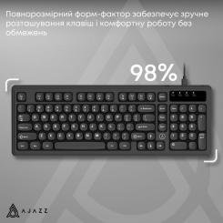 Клавиатура Ajazz AF98 USB UA Black Фото 7