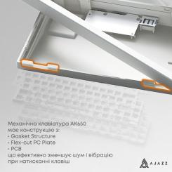 Клавиатура Ajazz AK650 Moon Yellow Switch USB UA Black/Grey/Yellow Фото 10