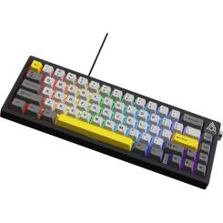 Клавиатура Ajazz AK650 Moon Yellow Switch USB UA Black/Grey/Yellow Фото 1
