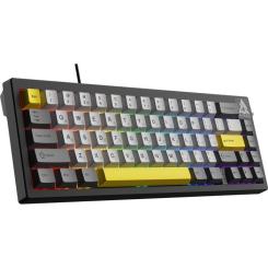 Клавиатура Ajazz AK650 Moon Yellow Switch USB UA Black/Grey/Yellow Фото 2