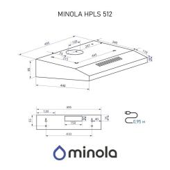 Вытяжка кухонная Minola HPLS 512 I Фото 10