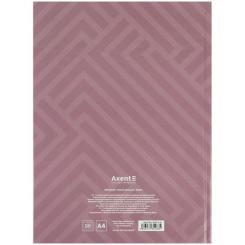 Книга записная Axent A4 Pattern, 96 листов клетка, розовый Фото 4