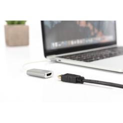 Переходник Digitus USB-C to HDMI F 0.2m UHD 4K Фото 6