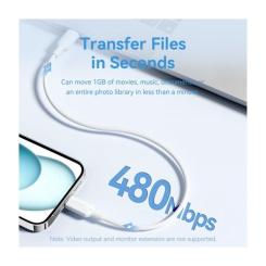 Дата кабель Vention USB-C to USB-C 1.0m 60W white Фото 6