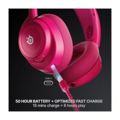Наушники SteelSeries Arctis Nova 7 Gen 2 Wireless Magenta Фото 6
