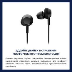 Наушники Philips TAE5008BK/00 USB-C Black Фото 2