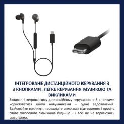 Наушники Philips TAE5008BK/00 USB-C Black Фото 3