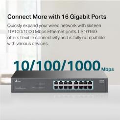 Коммутатор сетевой TP-Link LS1016G Фото 4