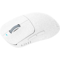 Мышка Ajazz AJ199 Carbon fiber Wireless/Bluetooth/USB White Фото 3