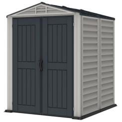 Садовый домик Duramax пластиковый YardMate 171х171х210 см темно-серый Фото 2