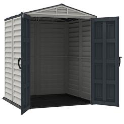Садовый домик Duramax пластиковый YardMate 171х171х210 см темно-серый Фото 3