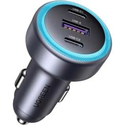 Зарядное устройство Ugreen 2xUSB-C PD30W + 1xUSB QC3.0 EC307 gray Фото