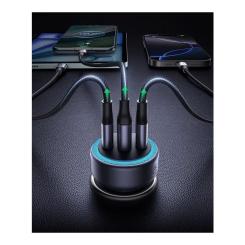 Зарядное устройство Ugreen 2xUSB-C PD30W + 1xUSB QC3.0 EC307 gray Фото 2