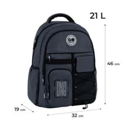 Рюкзак школьный GoPack Education Teens 184 темно-сірий Фото 11