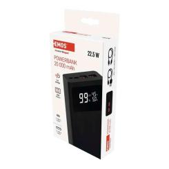 Батарея универсальная EMOS 20000mAh BETAQ 20, 22.5W, black Фото 11