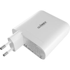 Зарядное устройство Globex GaN 1xUSB + 3xUSB-C 120W FastPower white Фото 2