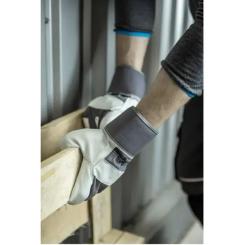 Защитные перчатки Hoegert SALZACH HT5K732-10 кожаный графит, 10 Фото 1