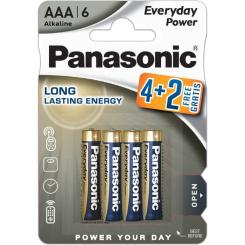 Батарейка Panasonic AAA Everyday Power * 6 Фото
