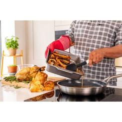 Лопатка кухонная KitchenAid Classic для тіста 30 см білий Фото 3
