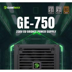Блок питания Gamemax 750W Фото 8