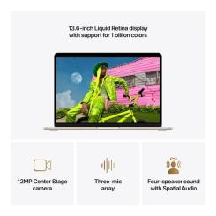 Ноутбук Apple MacBook Air 13 M5 A3449 Starlight Фото 4