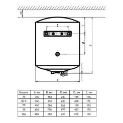 Бойлер Artel ART-WH-1.5-50 S STEEL Фото 11