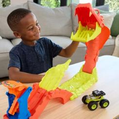 Автотрек Hot Wheels Monster Trucks Атака змеи Фото 5