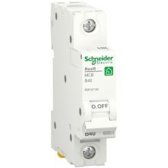 Автоматический выключатель Schneider Electric RESI9 6kA 1P 40A Фото