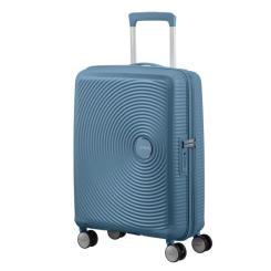 Чемодан American Tourister Soundbox 35.5/41 л сіро-синя Фото 1