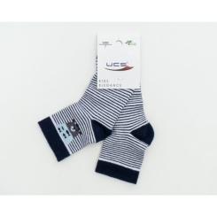 Носки детские UCS Socks в полоску с мишкой Фото 2