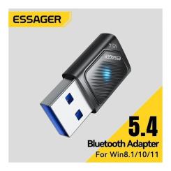 Bluetooth-адаптер Essager Freedom Bluetooth 5.4 Black Фото 8