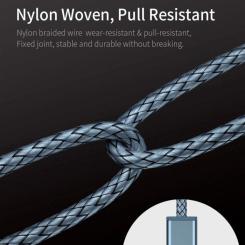 Кабель мультимедийный Essager 3.5mm M to 2xRCA M 2.0m Фото 8